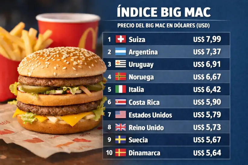 Big Mac argentino entre los más costosos globalmente: expertos alertan sobre distorsiones