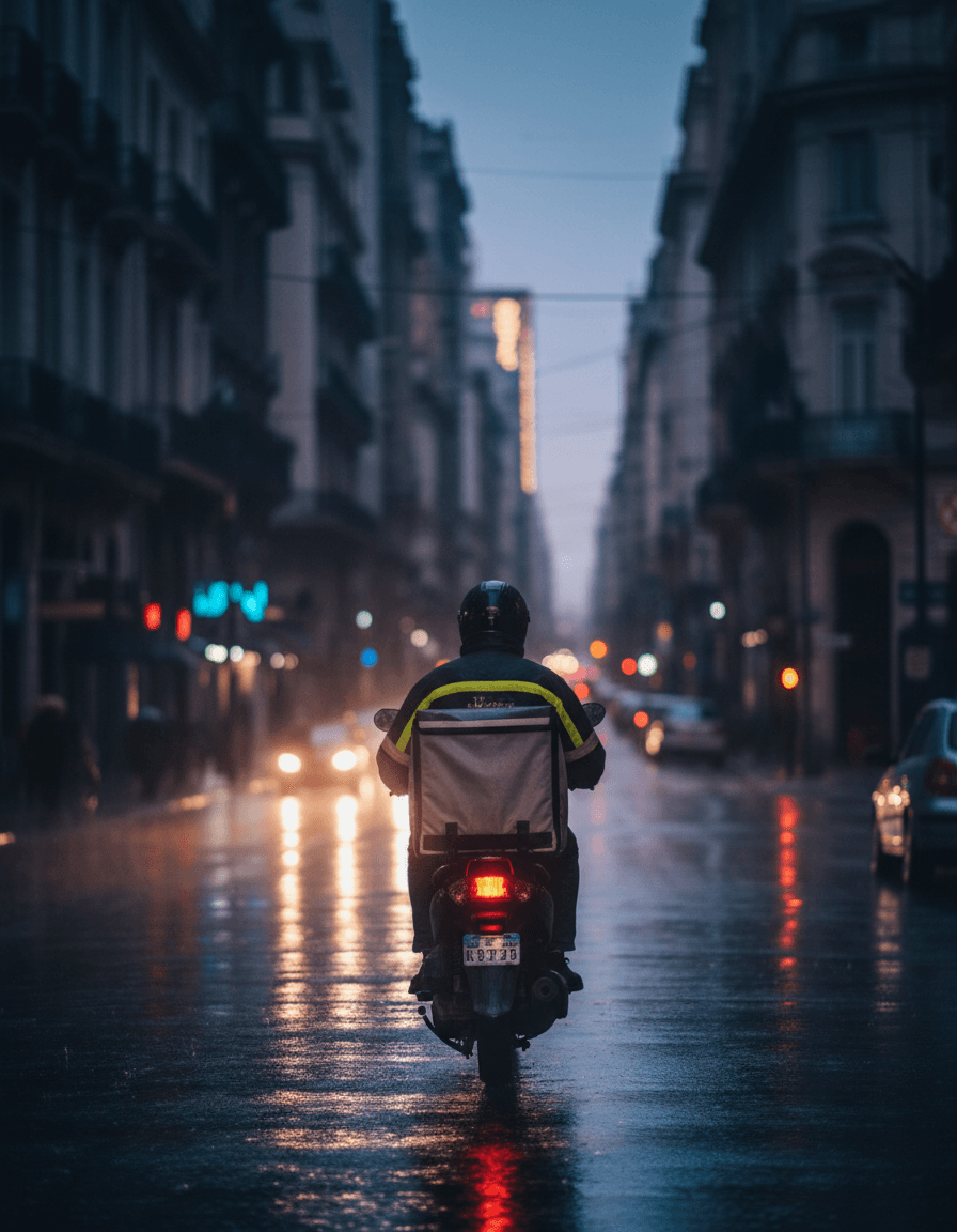 Ilustración — La Corte bonaerense confirmó que los repartidores de apps son trabajadores en re